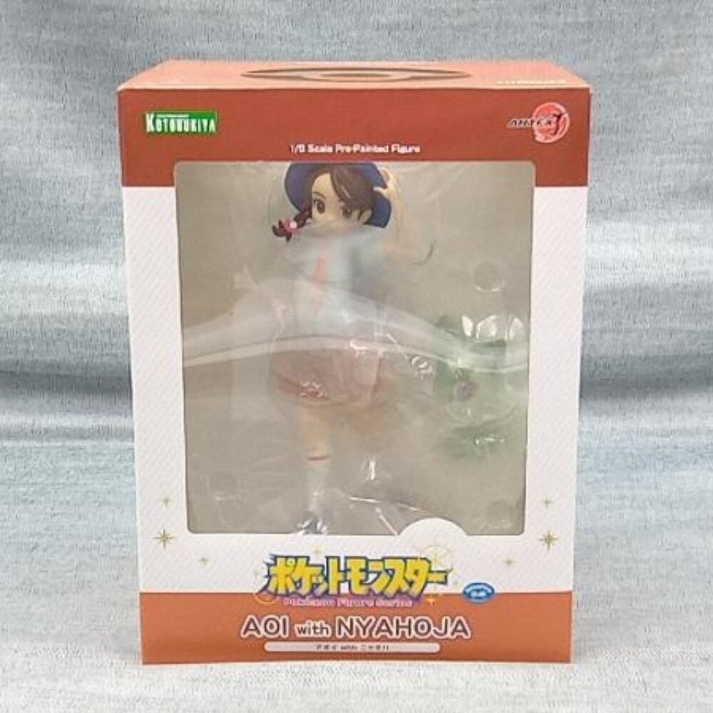 Pokemon Kotobukiya ARTFX J Juliana (Aoi) With Sprigatito (Nyahoja) Figure